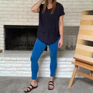 J Brand Royal Blue Capri Pants